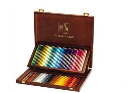 Supracolor Colored Pencil Set Of 80 Wood Box