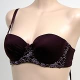 Venus $55 Satin Purple Convertible Demi Bra #9890 36A