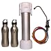 Zuvo ZPS126 Water Purator  Metal with Chrome Faucet and 2 Stainless Steel Water Bottl...