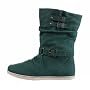 Damen Schuhe, STIEFEL, BOOTS MIT RIEMCHEN, 7717-PA&hellip Ital-Design