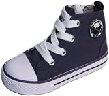 INDIGO trendige Canvas, Textilschuhe, grau, 25