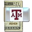Texas A&M University Pewter Money Clip NCAA