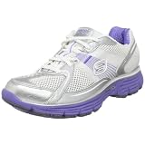 Skechers Women's Ready Set Tone Ups Sport Sneaker,Silver/White/Purple,6 M US