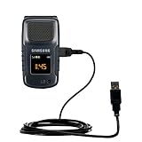 Classic Straight USB Cable for the Samsung Rugby with Power Hot Sync and Charge capabilities - uses Gomadic TipExchange Technology