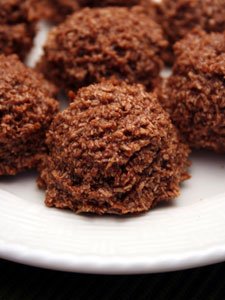 Easy Chocolate Coconut Macaroons by The Prepared Pantry