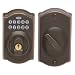 Schlage BE365VCAM716 Camelot Keypad Deadbolt, Aged Bronze