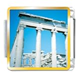 Roman Ruins Italian Charms Bracelet Link