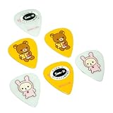 Rilakkuma ( リラックマ ) ギターピックセット WHITE&YELLOW リラックマ６枚セット