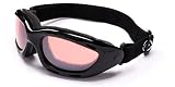 Unisex Snow Goggles & Care Kit Skiing Snowboarding All Winter Sports Black Rose