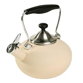 Chantal Bridge Enamel On Steel Teakettle, Clear Pure by Chantal