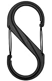 Nite Ize SBP2-03-01BG S-Biner Plastic Size-2 Double Gated Carabiner, Black