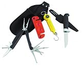 5-in-1 Fishing Tool Set Kit 14lb Weighing Scale, Plier, Knife, More!