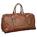 Maxwell Scott - Sac de voyage de luxe en cuir marron clair (FleroM)