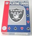 OAKLAND RAIDERS LOGO PLAYING CARDS NFL POKER DECK