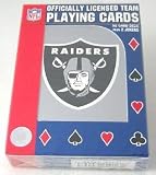 OAKLAND RAIDERS LOGO PLAYING CARDS NFL POKER DECK