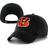 NFL Cincinnati Bengals Clean Up Adjustable Hat, Black, One Size Fits All Fits All