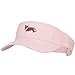 Welsh Corgi Embroidered Pro Style Cotton Washed Visor - Lt Pink OSFM