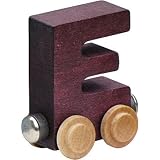 NameTrain Bright Finish Letter Cars - E