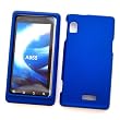 Motorola DROID 2 A955 (Verizon) Rubberized Snap On Protector Hard Case, Blue