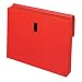 Globe-Weis Laminated Expanding Wallet, Letter Sized, 3-1/2 Inch Expansion, Red, (12531)