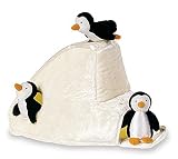 TOY - Activity Iceberg with Penguins [An iceberg mountain with three little baby penguins. Has a zippered door with a transparent window. This soft and interesting toy will aid in the development of a childs imagination, and acquaint him with the surrounding world]