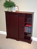 CD/DVD Cherry Finishl/Cabinet/Rack/Storage