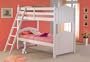 Powell Cape Cod "Satin White" 3-In-1 Twin/Twin Bunk Bed  (P25 Twin Roll Out Slat Set sold separately)