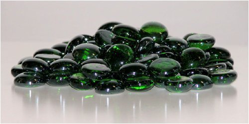 Pen-Plax AG9 90 Bag Gemstones Pearls Decorative Aquarium Stones, Green