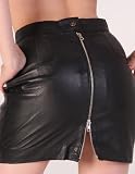 Mini-jupe en cuir