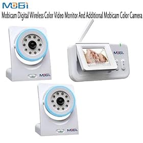 Mobicam 70062 Digital Wireless Color Video Monitoring System With Additional Mobicam Wireless Color Camera