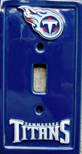 Tennessee Titans Ceramic Light Switch Cover