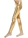 Aaronano Little Girls' Metallic Color Shiny Stretch Leggings