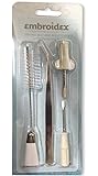 Sewing Machine, Overlock & Serger Service / Repair Kit - Boost the Performance of your Machine - Set of 4 Tools, 2 Different Size Screwdrivers, A Lint Brush and A Tweezer