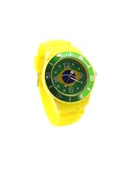 Brazil Flag Yellow Watch Silicone Band