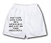 White Boxer Short with May your ears turn into arseholes and shit on your shoulders.