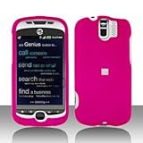 HTC G3/My Touch 3g Slide Cell Phone Hot Pink Rubber Feel Protective Case Fa ....