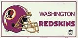 Washington Redskins NFL Metal License Plate
