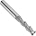 Niagara Cutter A245 Carbide Square Nose End Mills, Inch, TiCN Finish, Finishing Cut, 45 Degree Helix, For Use With Aluminum, Non-Ferrous Metals