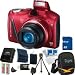 Canon PowerShot SX150 IS 14.1 MP Digital Camera with 12x Wide-Angle Optical Image Stabilized Zoom with 3.0-Inch LCD (Red) Super Bundle W/ 16 GB Secure Digital High-Capacity (SDHC) Mem. Card, Hi-Speed SD USB 2.0 Card Reader, DigPro Deluxe Case & More