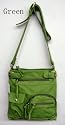 Fashionable crossbody bag with adjustable shoulder strap! Smooth leather-feel bag with