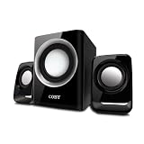Coby CSMP67 50W Multimedia Speaker System, Black