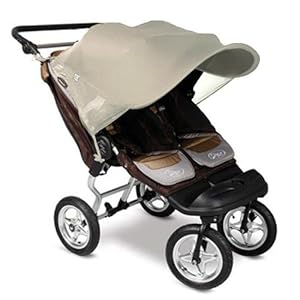 Protect-A-Bub Classic Double Sunshade In Stone