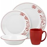 Corelle Berries and Leaves 16-Pc Dinnerware Set