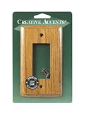 Jackson Deerfield 917L Rocker/gfi Contemporary Light Oak Wallplate