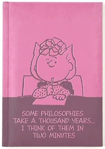 Peanuts Sally Quote Pink Journal Diary, Fully Embossed