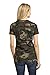 District Made - Ladies Perfect Weight Camo Crew Tee DM104CL