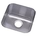 Revere Undermount 14-by-15-3/4-by- 8-1/2 Inch Single Bowl Stainless Steel Kitchen Sink