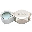 10x Jewelers Loupe Folding Magnifier Chrome Plated 21mm