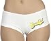 Sporting Goods : SnowGirl Women White Snowmobile Snowboarding Intimate Underwear Clothing, Small, Yellow Signature Logo