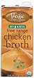 Pacific Natural Foods Organic Free Range Chicken Broth, 32-Ounce Containers (Pack of 12)